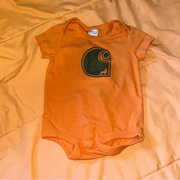 Carhartt Bright Orange baby oneise - Picture 1 of 3